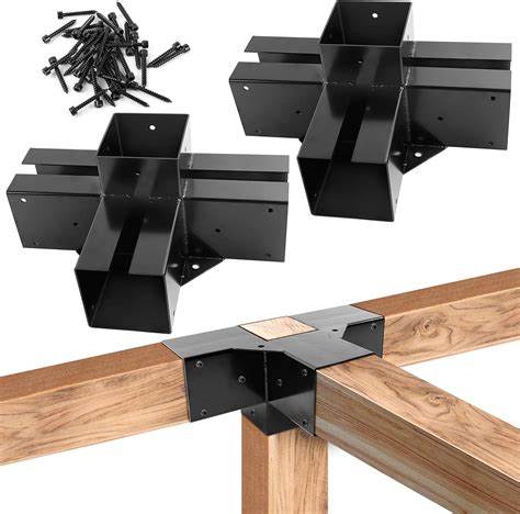 metal pergola corner brackets|4x4 post pergola brackets.